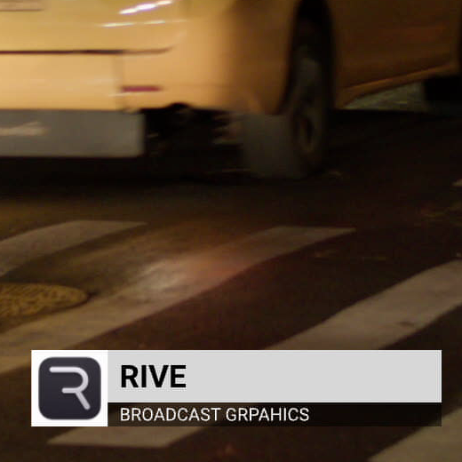 A Lower Third Graphic Aniamting On.