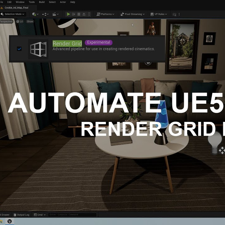 Infinite Variations Unreal Render Grid Plugin